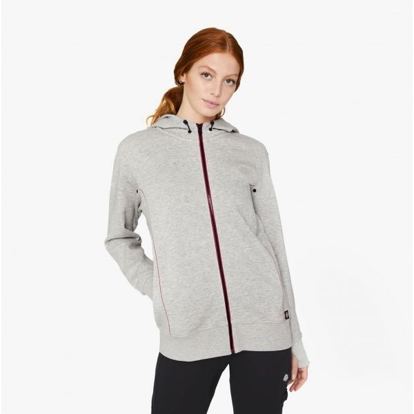 Dickies PERFORMANCE Ladies Hoodie Heather Grey - Shuperb