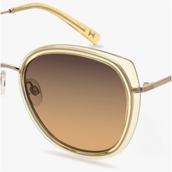 Ted Baker HILLA Womens Sunglasses Gloss Crystal Pale Yellow: One Size - Shuperb