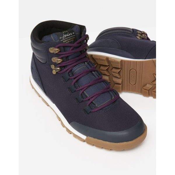 Joules CHEDWORTH Ladies Hiking Boots French Navy - Shuperb