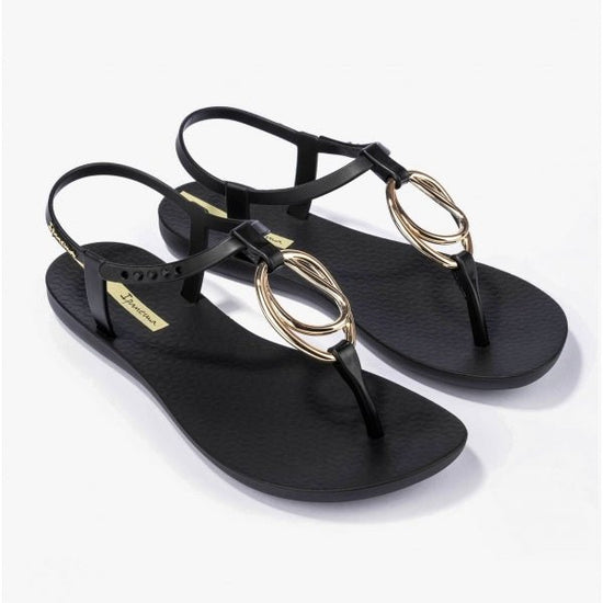 Ipanema 83332 - AH058 Charm Sandal Loop Ladies Sandals Black - Shuperb