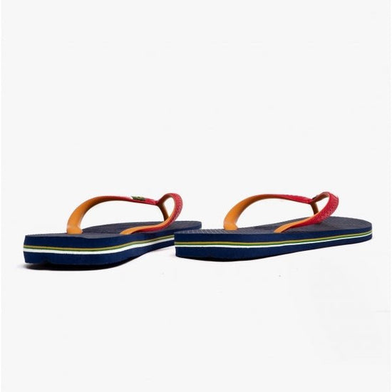 Havaianas HAV BRASIL MIX Unisex Flip Flops Navy Blue/Ruby Red - Shuperb