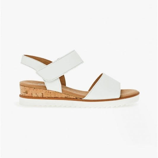 Gabor 22.750.50 Ladies Raynor Sandals White - Shuperb