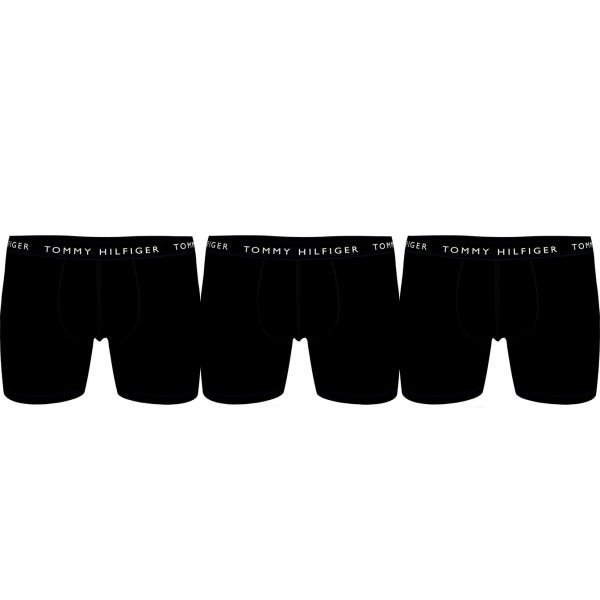 Tommy Hilfiger 3 PACK BOXER Mens Cotton Briefs Black - Shuperb