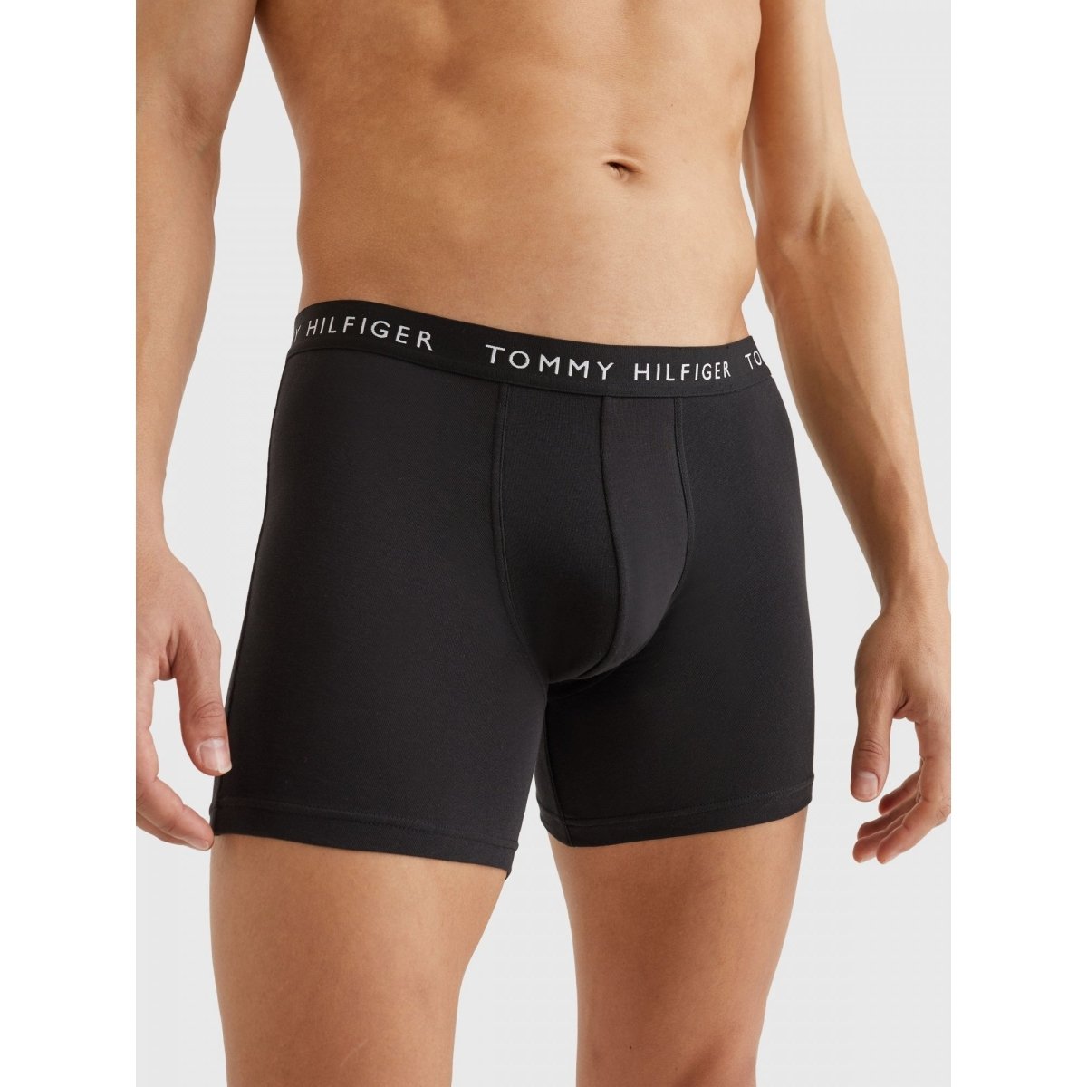 Tommy Hilfiger 3 PACK BOXER Mens Cotton Briefs Black - Shuperb