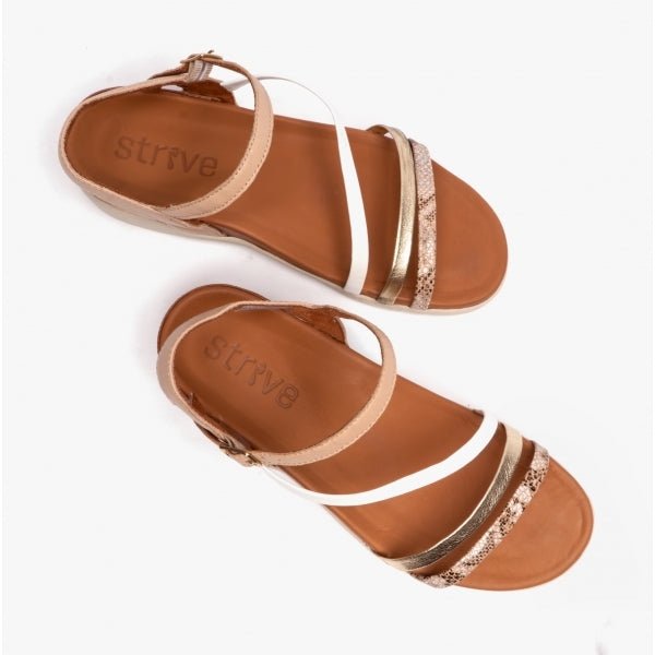 Strive ANGUILA Ladies Sandals Pale Oak - Shuperb