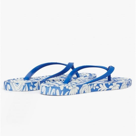 Joules SUNVALE Ladies Flip - Flops Indi Mosaic Blue - Shuperb