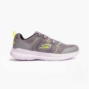 Skechers SNAP SPRINTS 2.0 - VARGON Boys Lace - Up Trainers Grey/Yellow - Shuperb