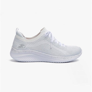 Skechers ULTRA FLEX 3.0 - LET'S DANCE Ladies Trainers White - Shuperb