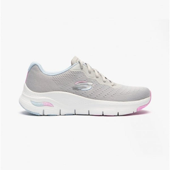 Skechers ARCH FIT - INFINITY COOL Ladies Trainers Grey/Multi - Shuperb