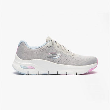 Skechers ARCH FIT - INFINITY COOL Ladies Trainers Grey/Multi - Shuperb