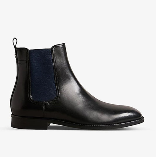 Ted Baker LINEUS Mens Chelsea Boots Black - Shuperb