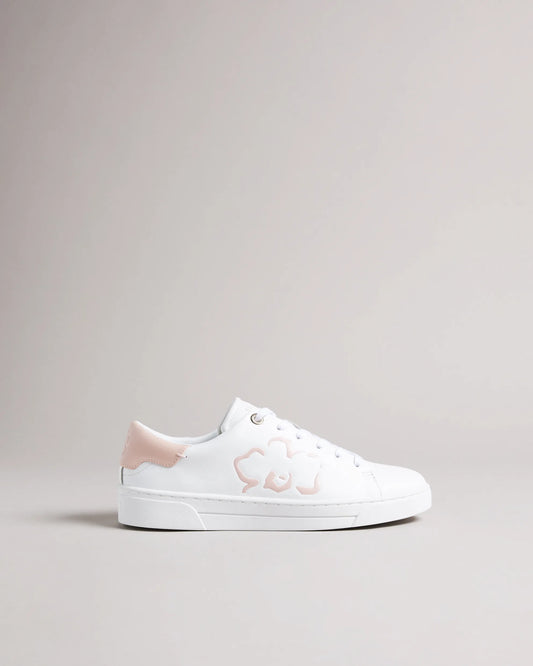 Ted Baker TARLIAH Womens Trainers White/Pink - Shuperb