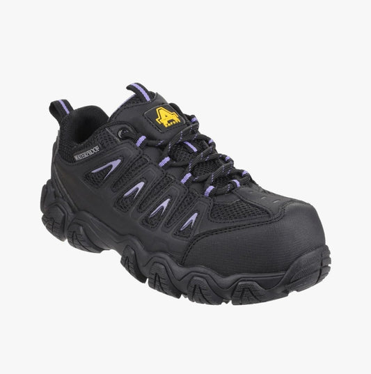 Amblers Safety AS708C Womens Safety Trainers Black - Shuperb