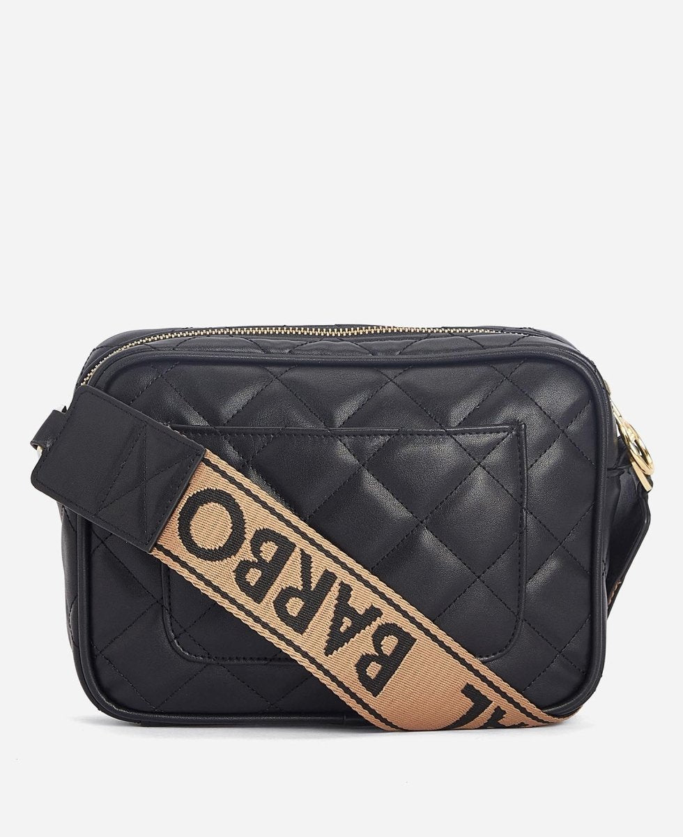 Barbour QUILTED SLOANE Womens Crossbody Bag Black - Shuperb