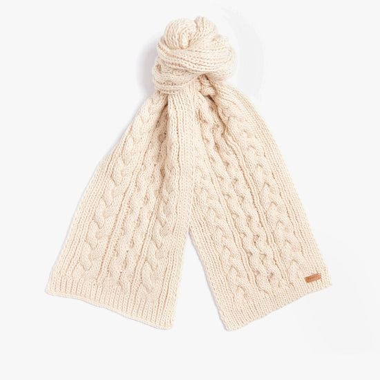 Barbour PENSHAW BEANIE & SCARF Womens Gift Set Blush Pink - Shuperb