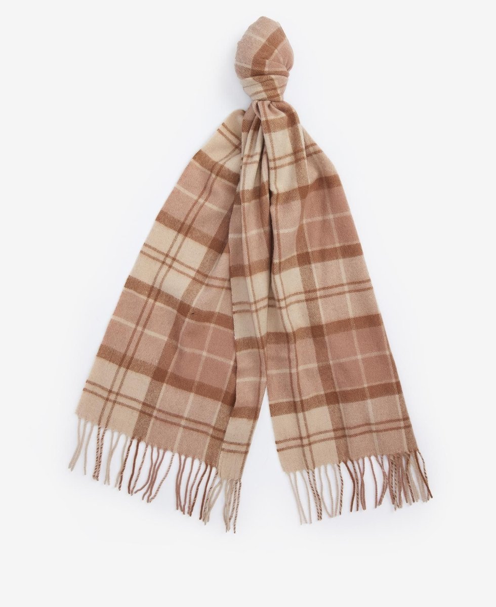 Barbour AUBREY BEANIE & SCARF Gift Set Womens Camel - Shuperb