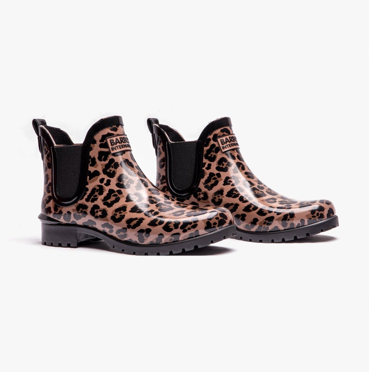 Barbour ASSEN Womens Chelsea Boots Jaguar Print - Shuperb