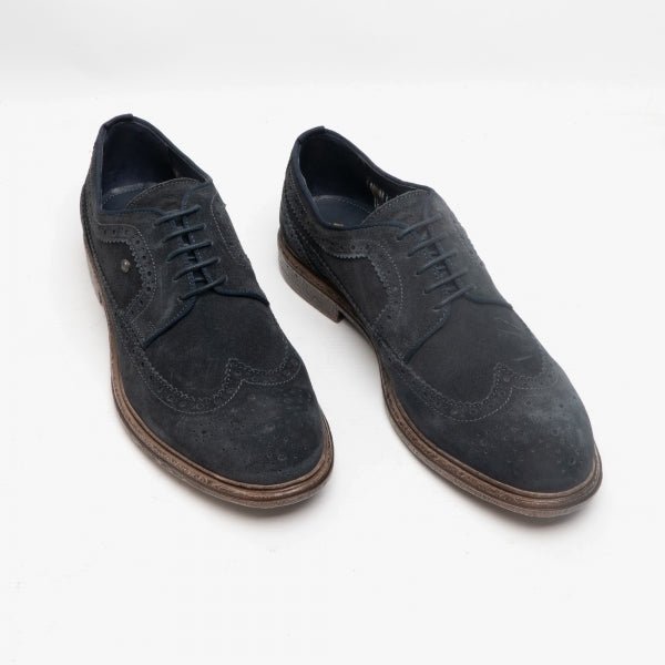 Base London ONYX Mens Brogues Shoes Navy - Shuperb