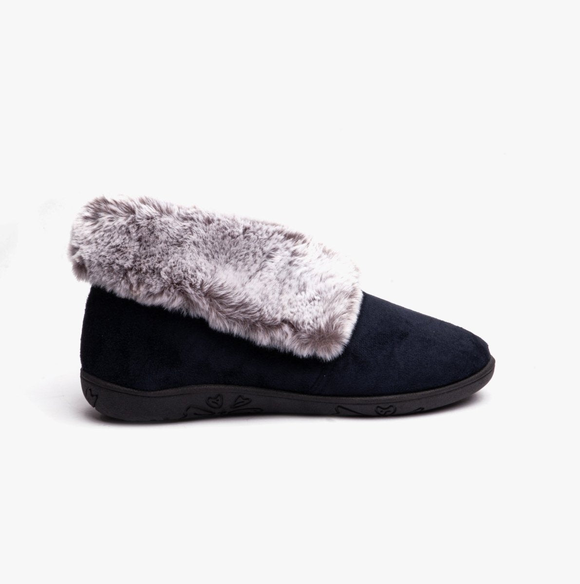 Padders ESME Womens Slippers Navy Combi - Shuperb