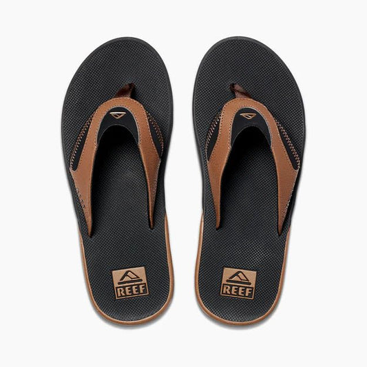 Reef FANNING Mens Sandals Black/Tan - Shuperb