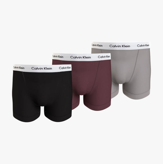 Calvin Klein TRUNK 3 Pack H57 Mens Trunks Multicoloured - Shuperb