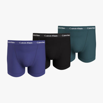 Calvin Klein TRUNK 3 Pack JGO Mens Trunks Multicoloured - Shuperb