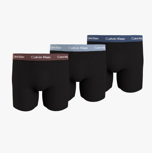 Calvin Klein BOXER BRIEF 3 Pack H5F Mens Boxers Multicoloured - Shuperb