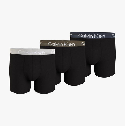 Calvin Klein 3 Pack Mens Boxers Black - Shuperb