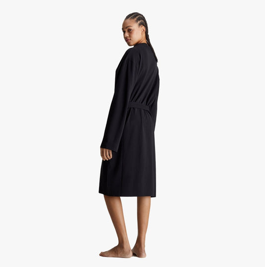 Calvin Klein INTENSE POWER Bathrobe Womens Black - Shuperb