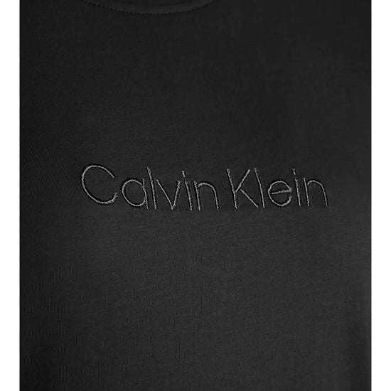 Calvin Klein COTTON TEES Womens T Shirt Black - Shuperb