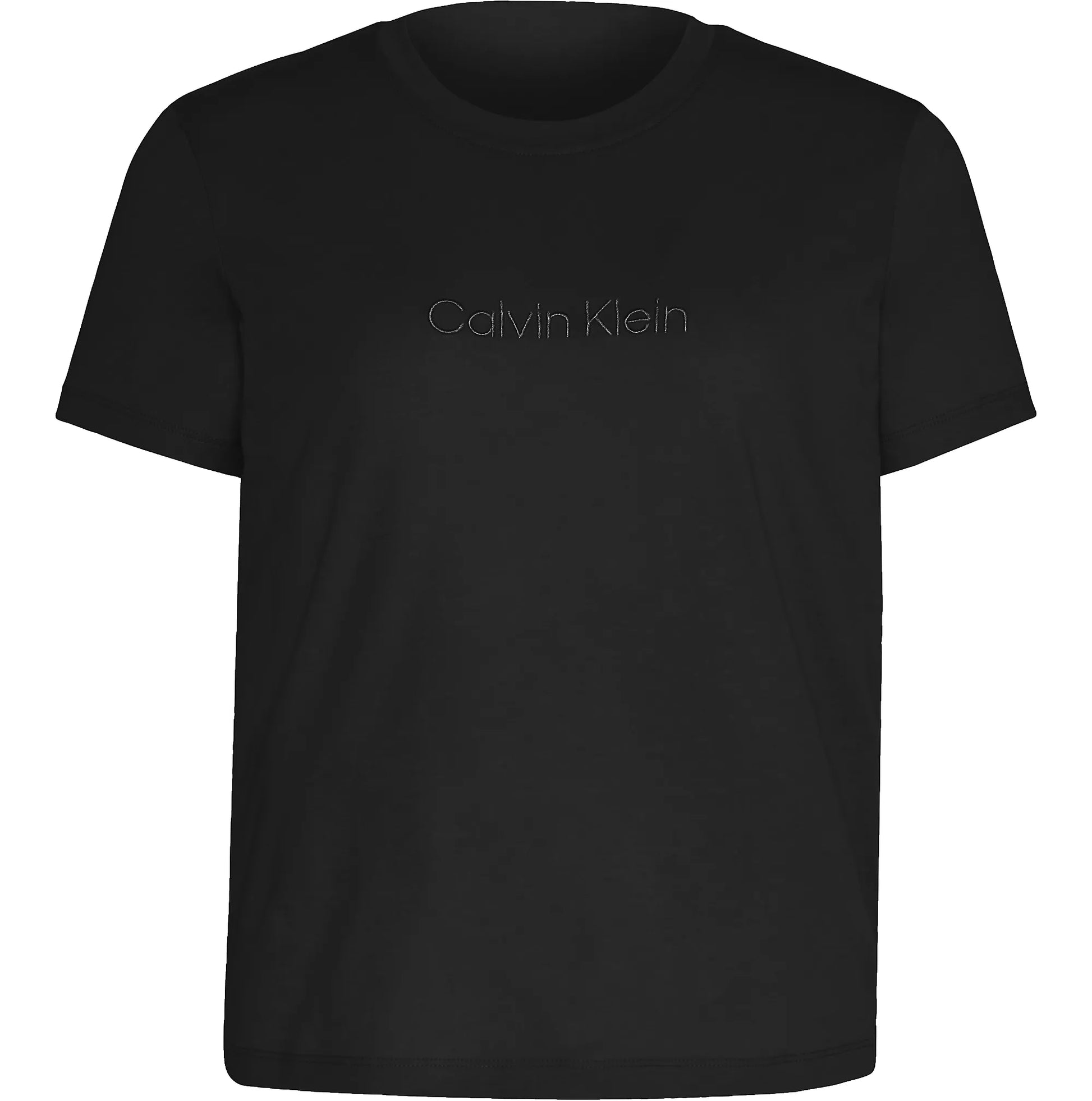 Calvin Klein COTTON TEES Womens T Shirt Black - Shuperb