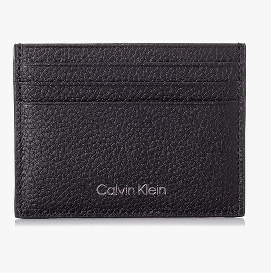 Calvin Klein CARDHOLDER 6CC Mens Black - Shuperb