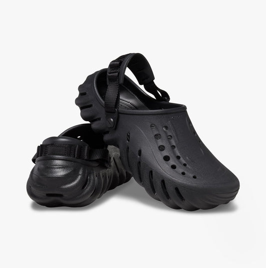 Crocs Crocs ECHO Unisex Clogs Black - Shuperb