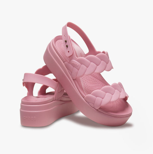 Crocs Crocs BROOKLYN WOVEN Womens Sandals Rosette - Shuperb