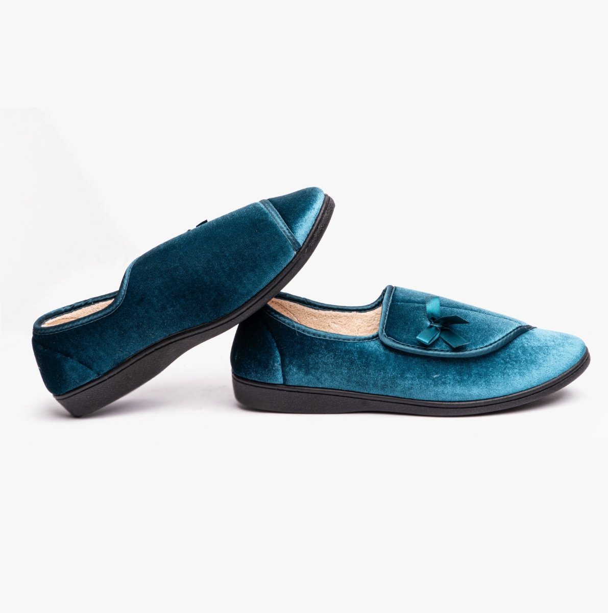 Dr Keller VIOLA Womens Slippers Blue - Shuperb