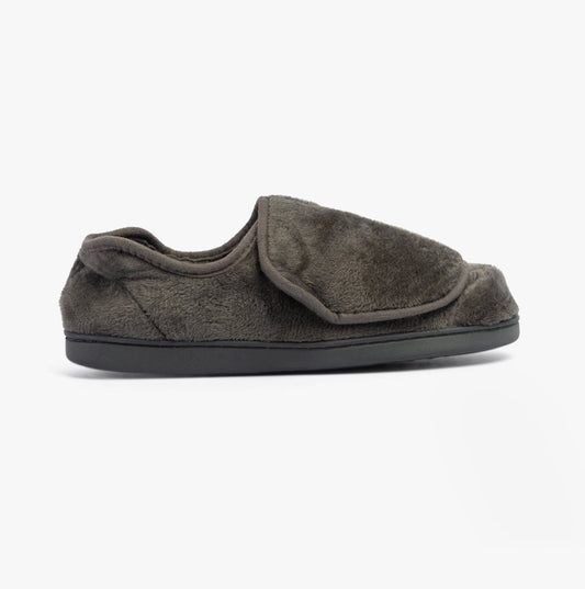 Dr Keller DR VELVIT Mens Slippers Grey - Shuperb