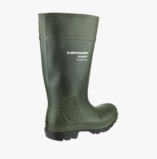 Dunlop PUROFORT Unisex Wellington Boots Green