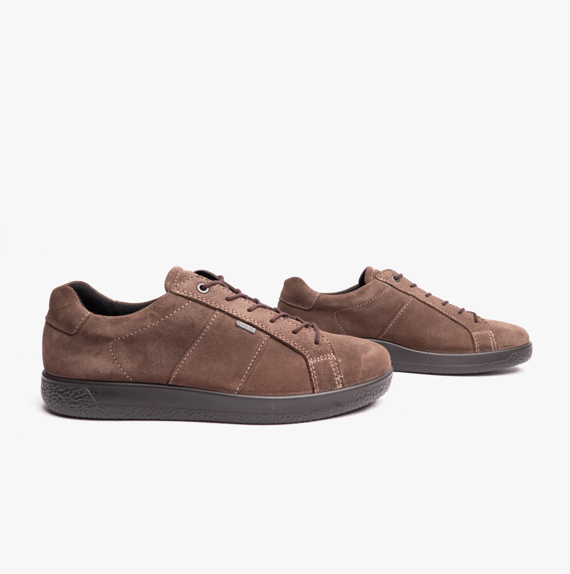 ECCO SOFT Mens Trainers Dark Clay Shuperb