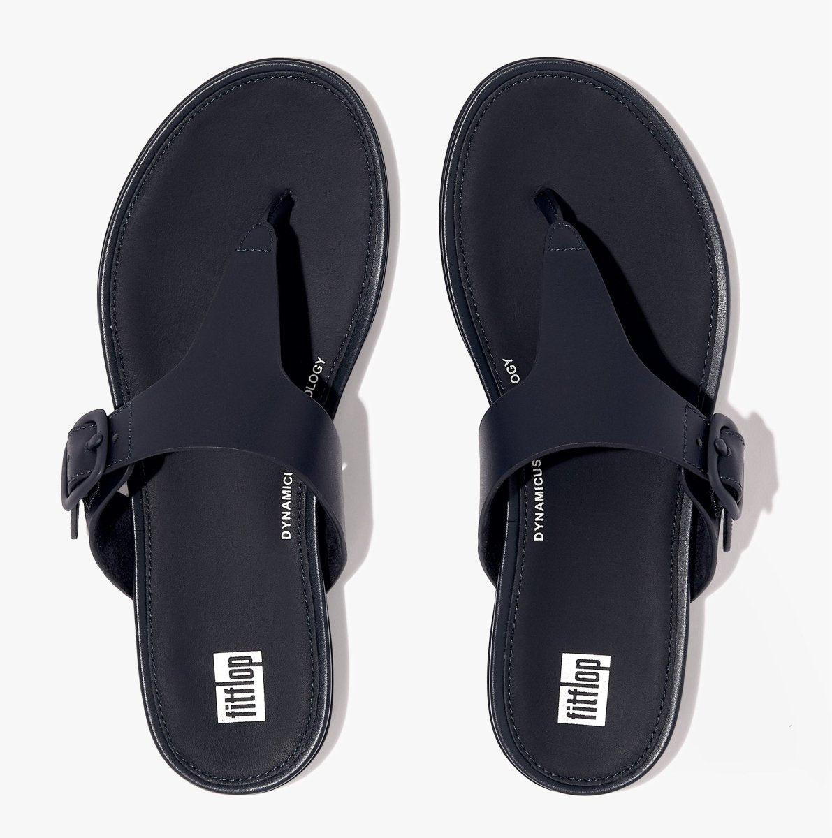 FitFlop GRACIE BUCKLE TOE - POST Womens Sandals Midnight Navy - Shuperb