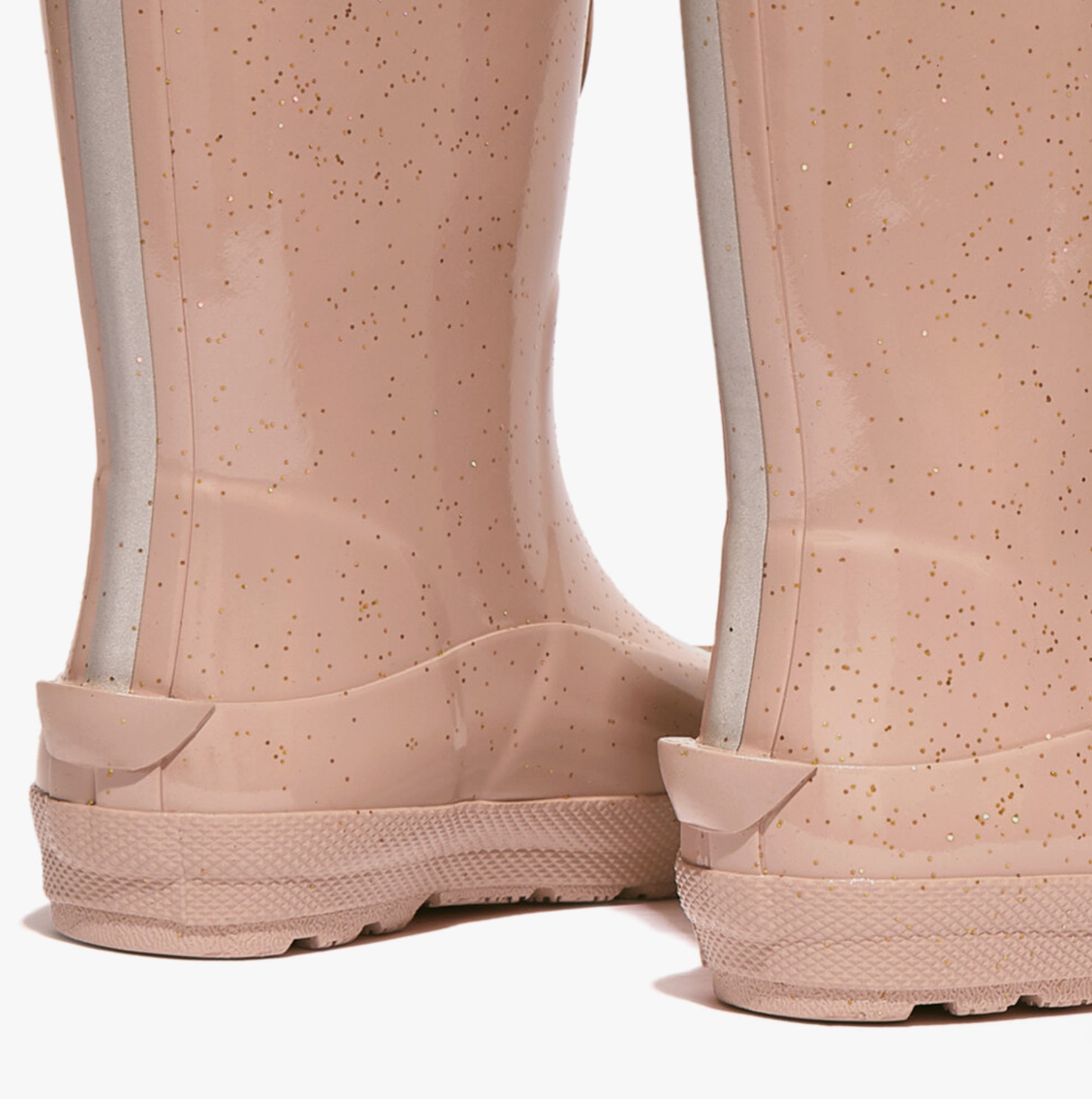 Rose gold glitter shops rain boots