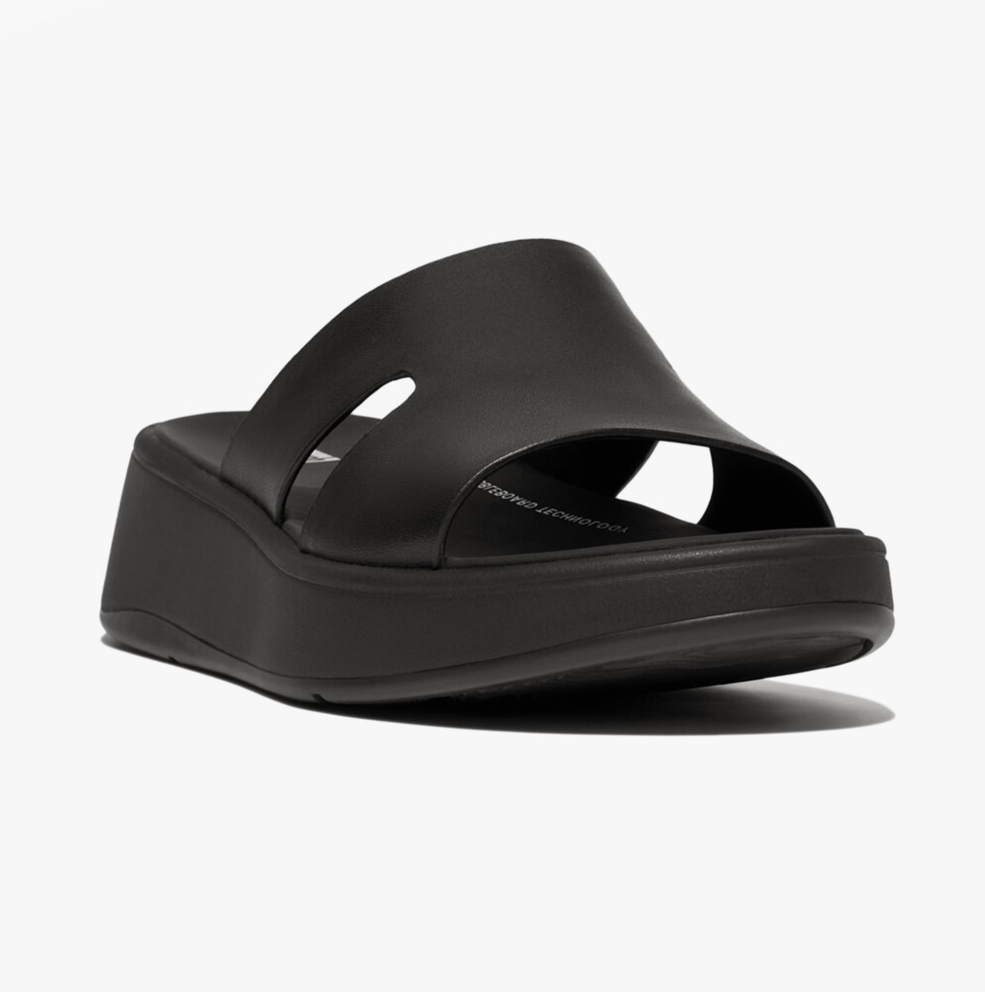 NIB FitFlop Women's retailer H-bar Slide Sandals-Latticed Leather