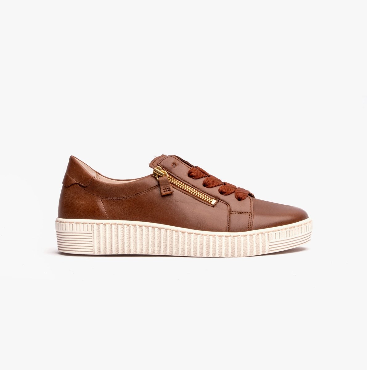 Gabor WISDOM Womens Trainers Brown - Shuperb