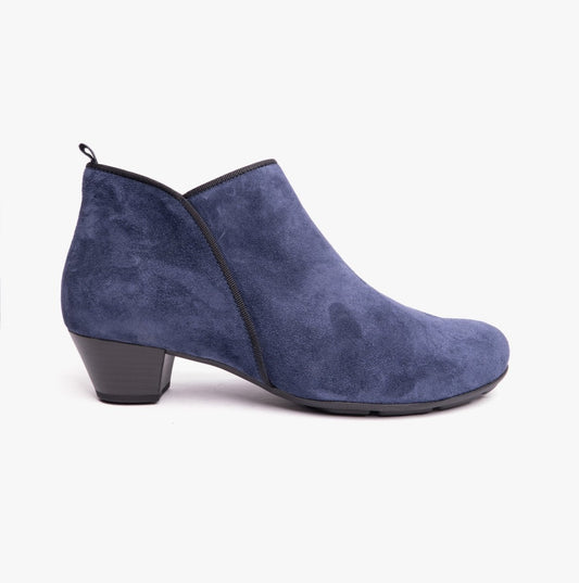 Gabor TRUDY Womens Ankle Boots Blue - Shuperb