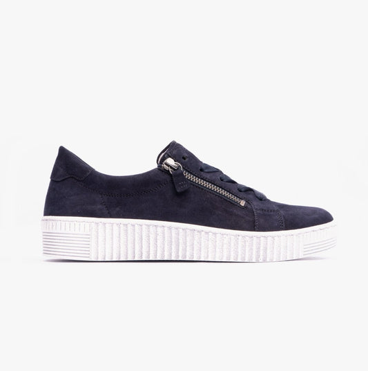 Gabor WISDOM Womens Trainers Dark Blue - Shuperb