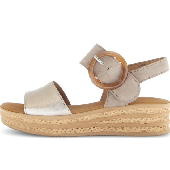 Gabor Gabor ANDRE Womens Sandals Beige - Shuperb