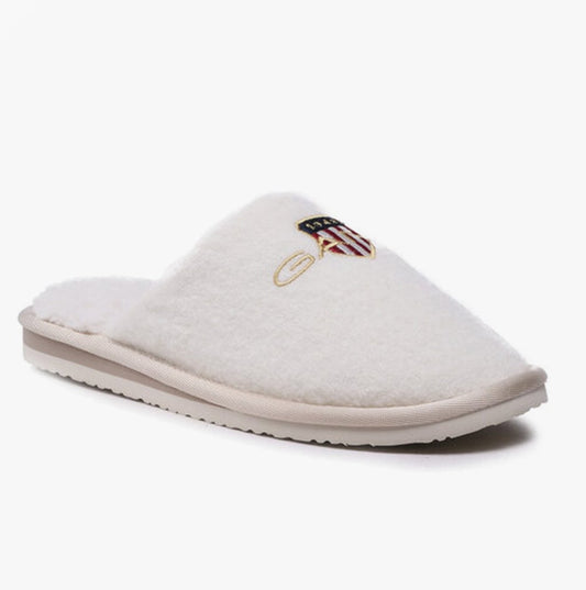 GANT PANTOFLI Womens Mule Slippers Bone Beige - Shuperb