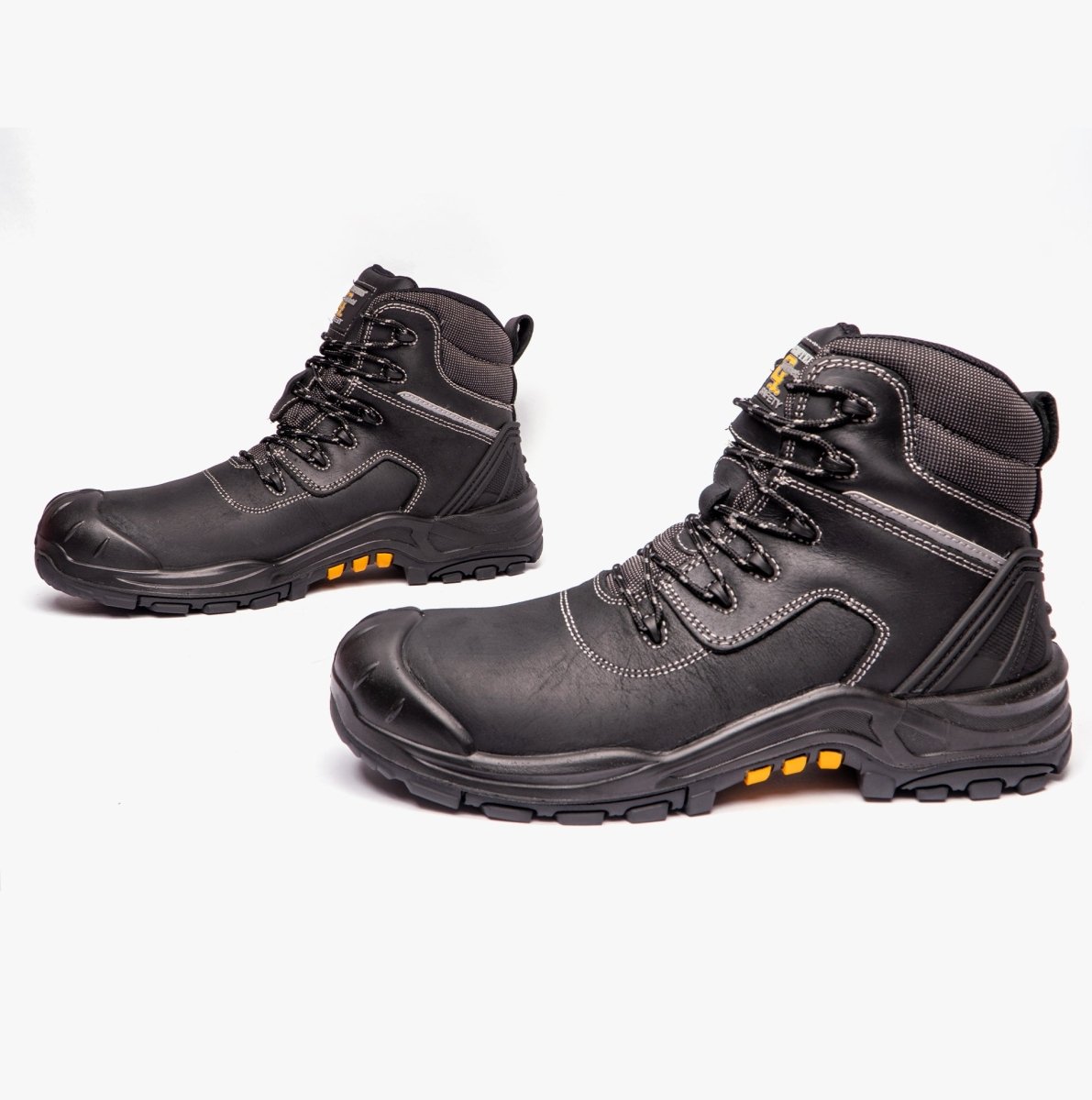 Grafters M426A Mens Safety Boots Black - Shuperb