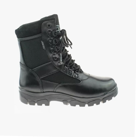 Grafters SNIPER Unisex Leather Work Boots Black - Shuperb