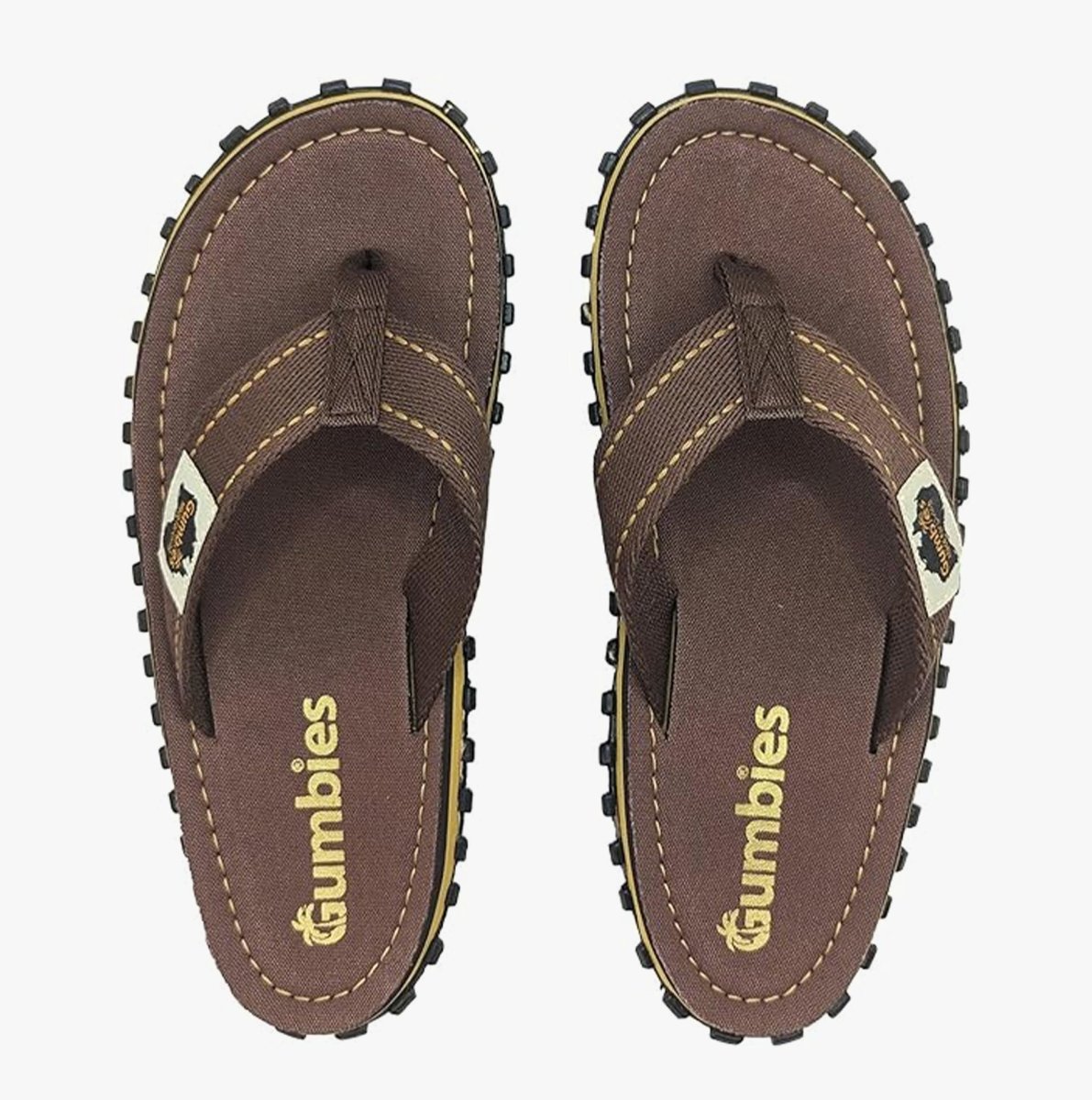 Gumbies ISLANDER Unisex Flip - Flops Classic Brown - Shuperb