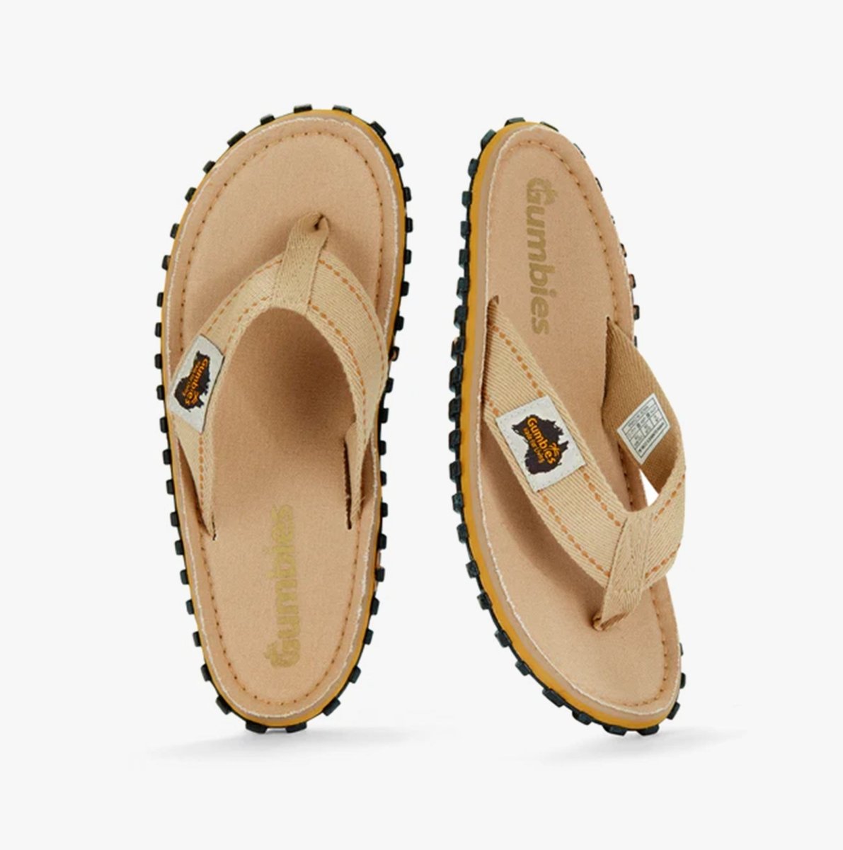 Gumbies ISLANDER Unisex Flip - Flops Classic Sand - Shuperb